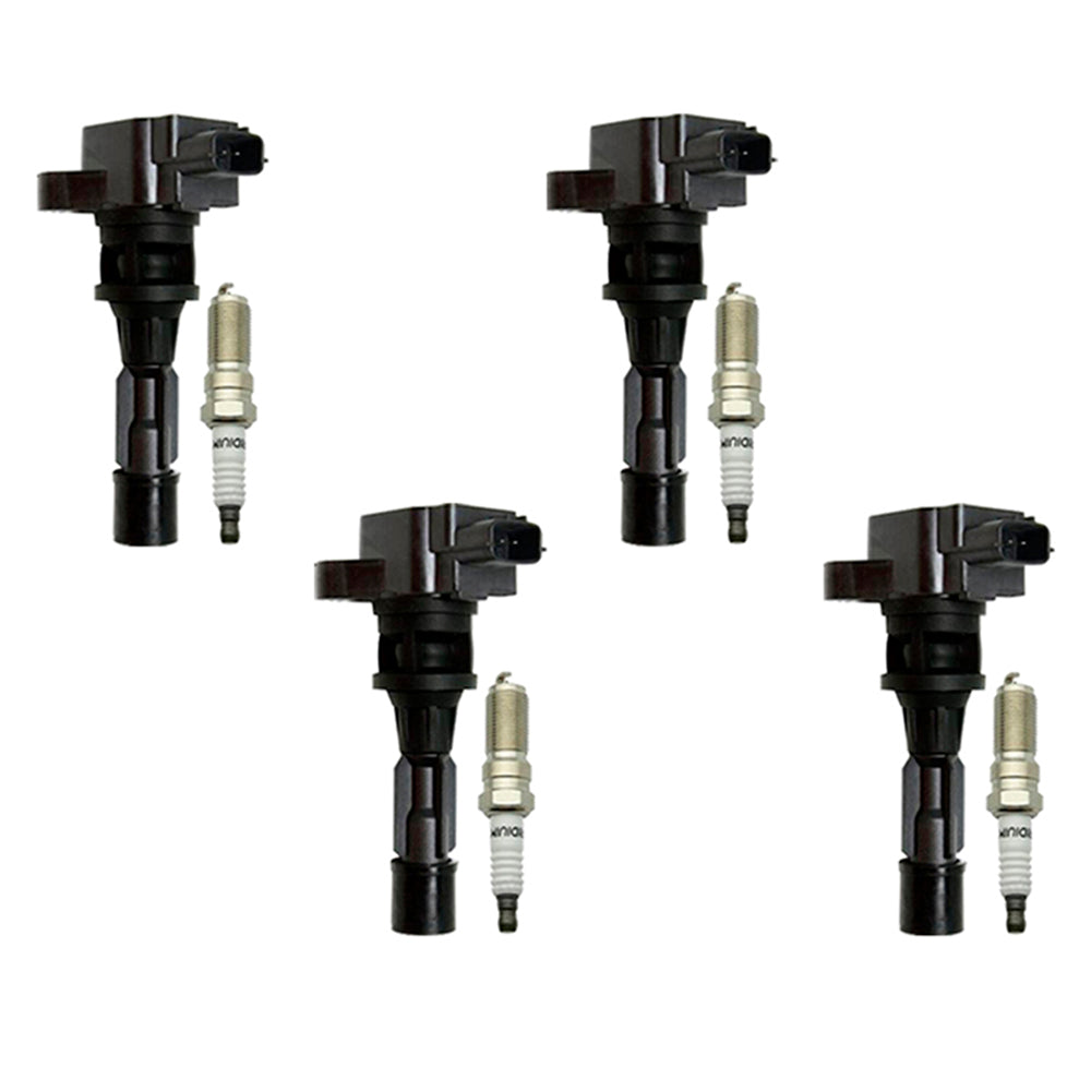 2006-2013 Mazda 3 L4 2.0L 4x Ignition Coils +Spark Plugs UF540 L3G218100A L3G218100A9U