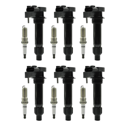 2015-2016 GMC Canyon V6 3.6L 6PCS Ignition coil+6PCS Spark Plug UF569 D515C 12610626 12618542