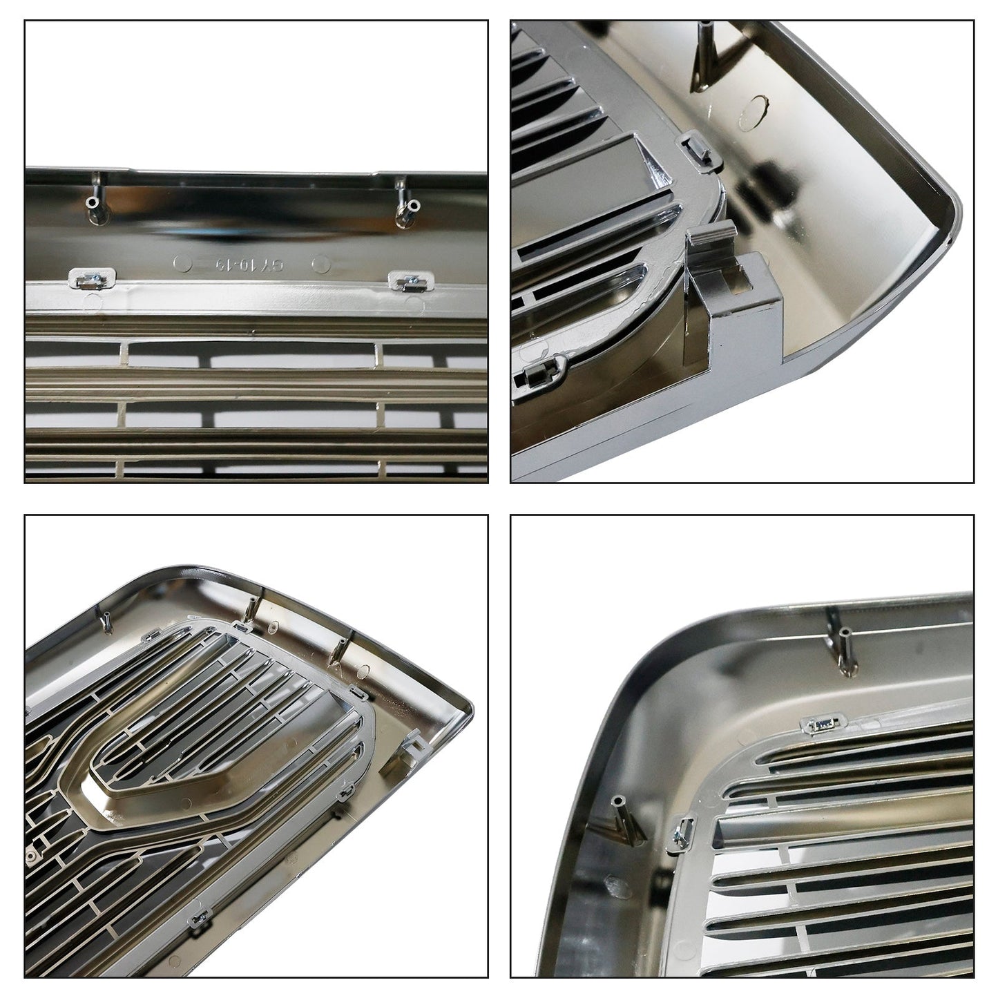 Dodge Ram 2500/3500 2010-2018 Laramie Chrome Front Bumper Grille W/ Led Light
