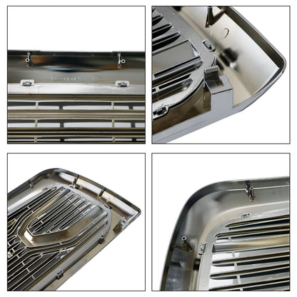 Dodge Ram 2500/3500 2010-2018 Laramie Chrome Front Bumper Grille W/ Led Light