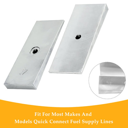 Heavy Duty Machined Steel Leaf Spring Shims for 2" Wide Leaf Springs (4 Degrees)
