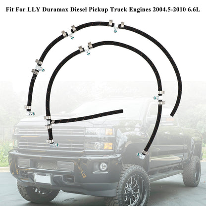 2004.5-2010 LLY Duramax Diesel Pickup Truck Engines 6.6L Fuel Injector Return Line Kit 97328733 98062291