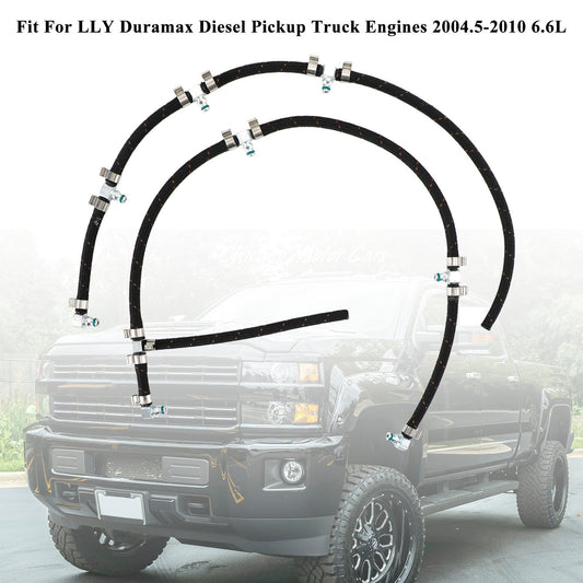2004.5-2010 LLY Duramax Diesel Pickup Truck Engines 6.6L Fuel Injector Return Line Kit 97328733 98062291