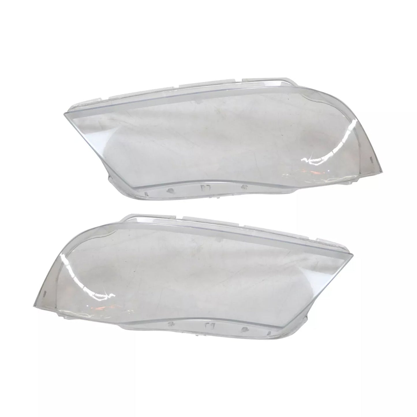 2005-2012 BMW 3 E90 E91 Sedan 2PCS Xenon Headlight Headlamp Clear Lens Cover 63117240261 63117161669