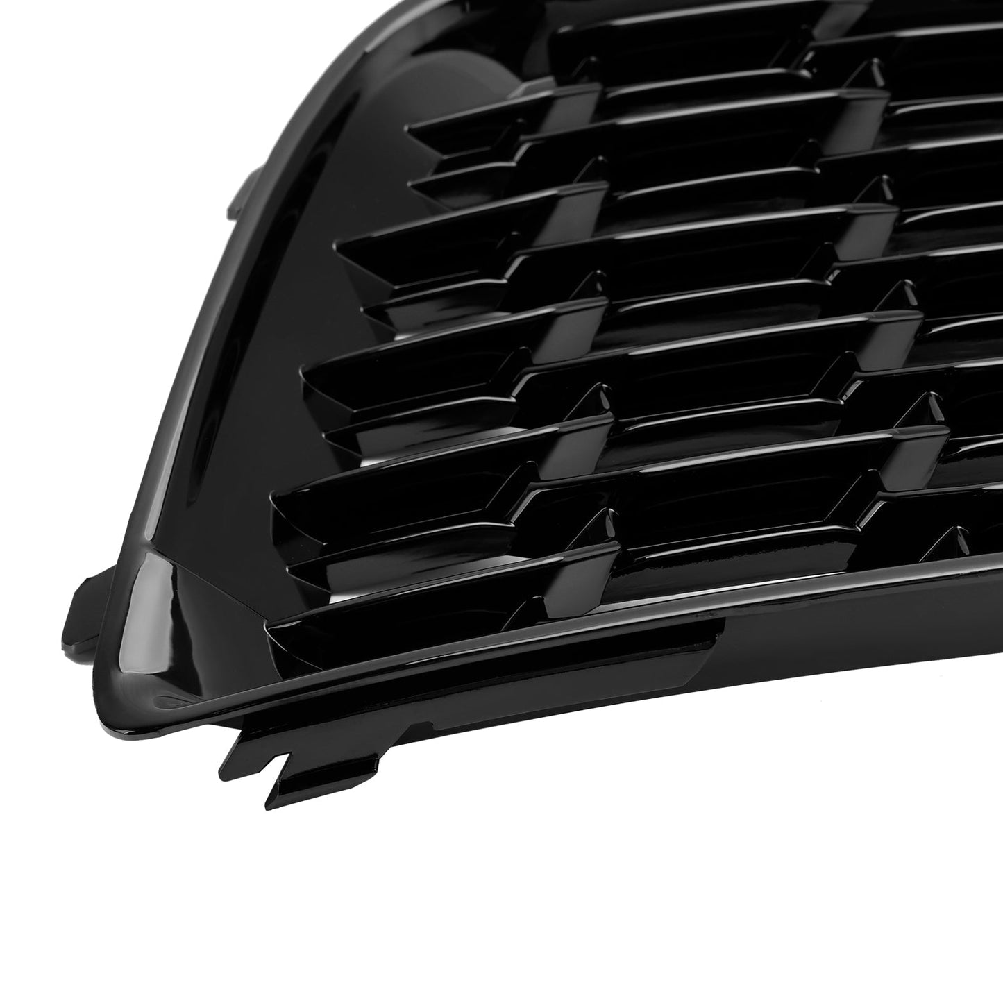 Audi Q5 Standard 2018-2022 2PCS Front Bumper Cover Grill Honeycomb Mesh Black Grille
