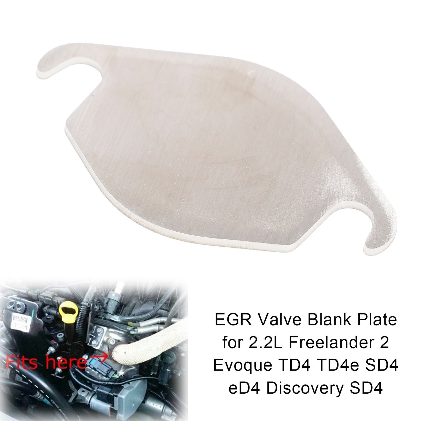 2007 Land Rover 2.4 EGR Valve Blank Plate