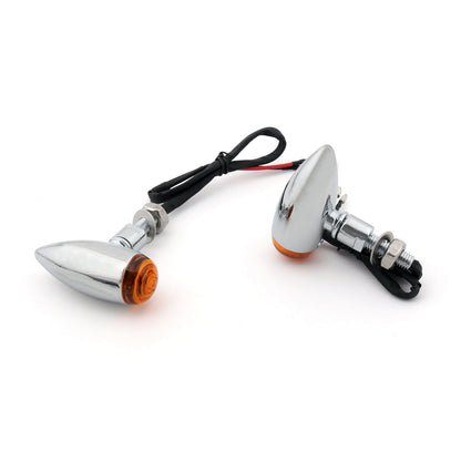 Harley Softail Dyna Sportster V-Rod 2Pcs Bullet Turn Signal Light Champoo