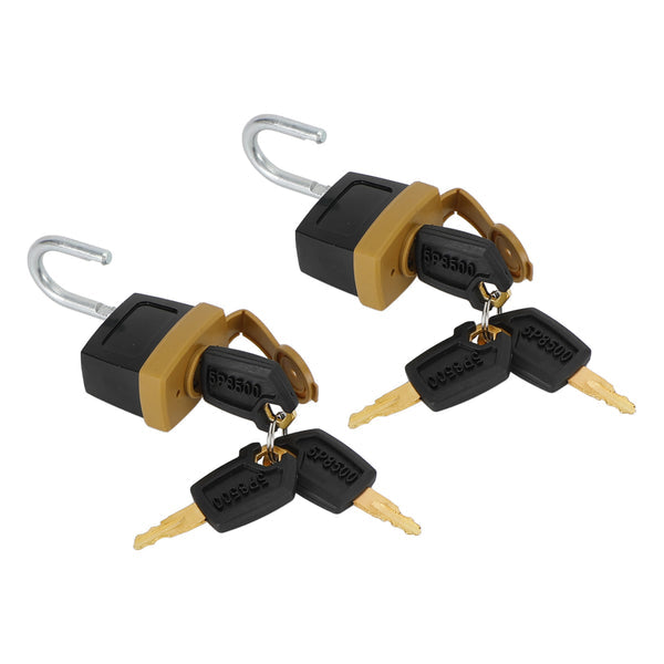 Caterpillar (CAT) 2Set 5P8500 246-2641 Padlock Pad Lock W/6 New Keys 5P8501