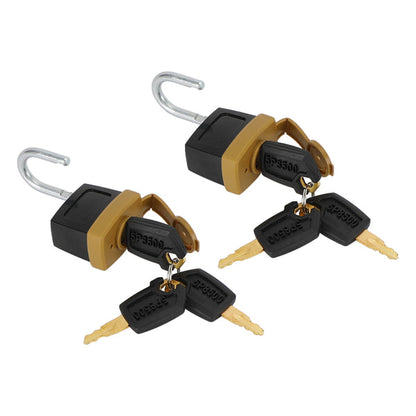 Caterpillar (CAT) 2Set 5P8500 246-2641 Padlock Pad Lock W/6 New Keys 5P8501
