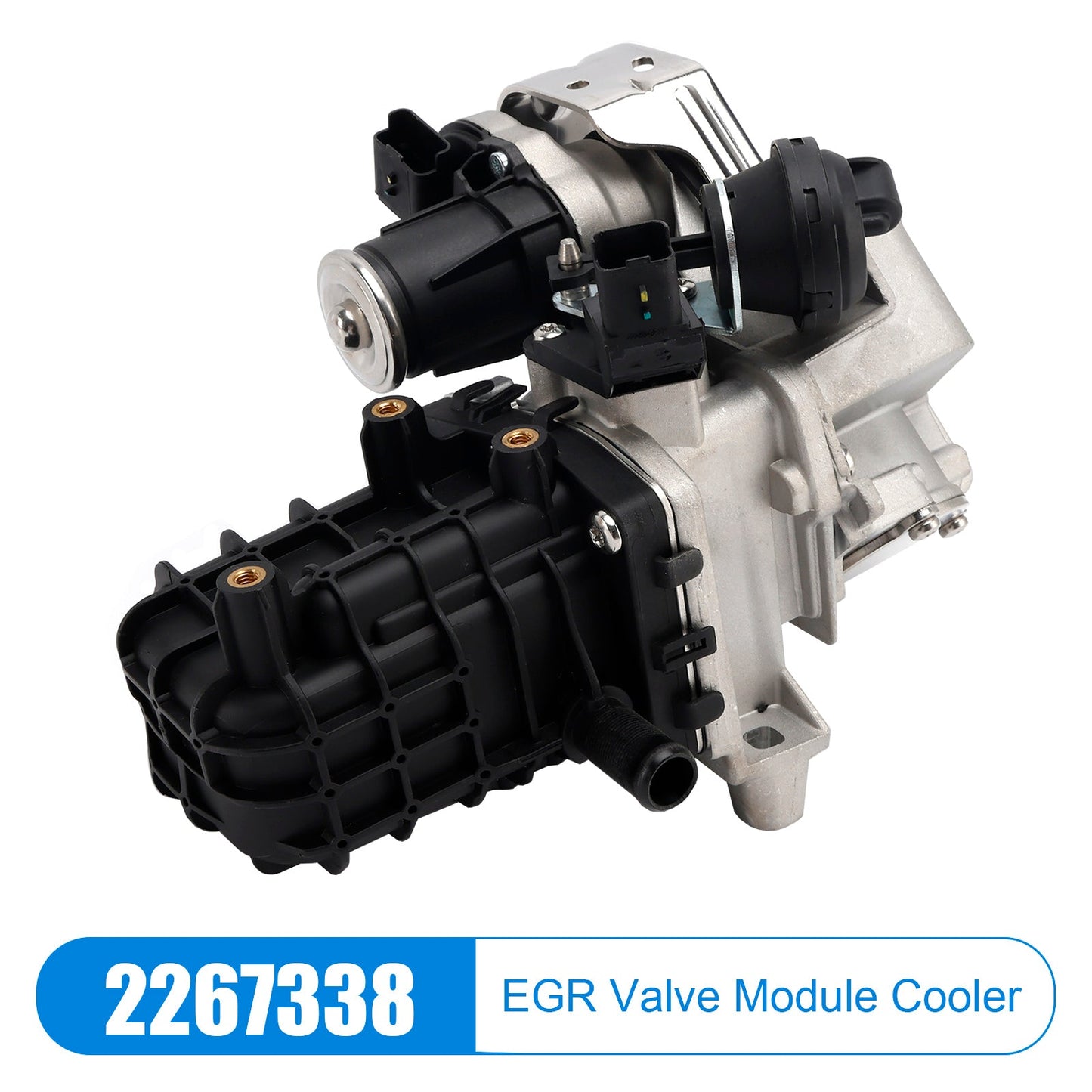 Peugeot 5008 2.0 BlueHDi DW10F engine Euro 5 & 6 emission control EGR Valve Module Cooler 2267338