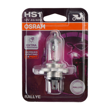 OSRAM Motorcycle Lamp Rallye HS1PX43T 12V 45/40W 62185RL