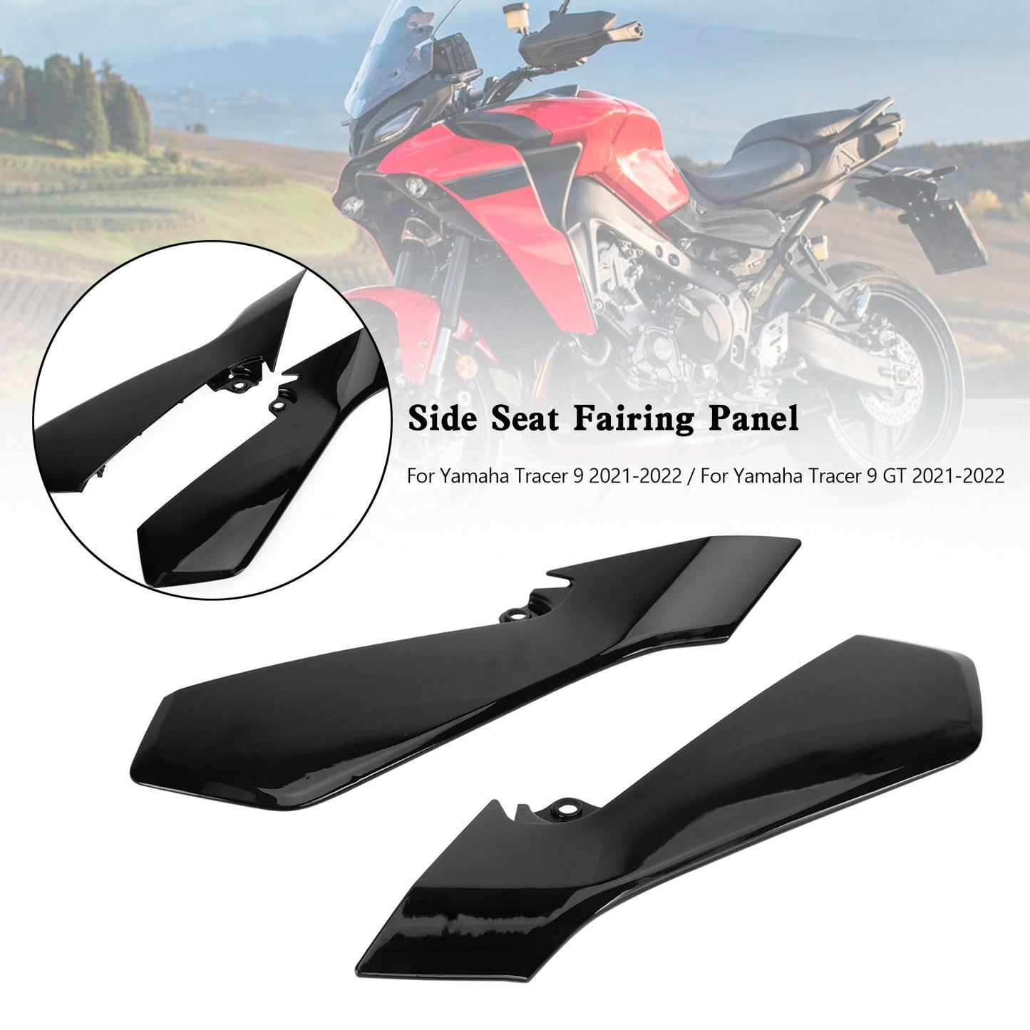 Rear Tail Side Seat Fairing Panel Cowl For Yamaha Tracer 9 GT 2021-2022