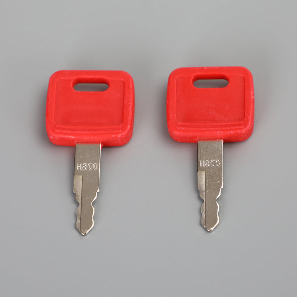 (6)For John Deere Heavy Equipment Ignition Excavator Loader Dozer Keys