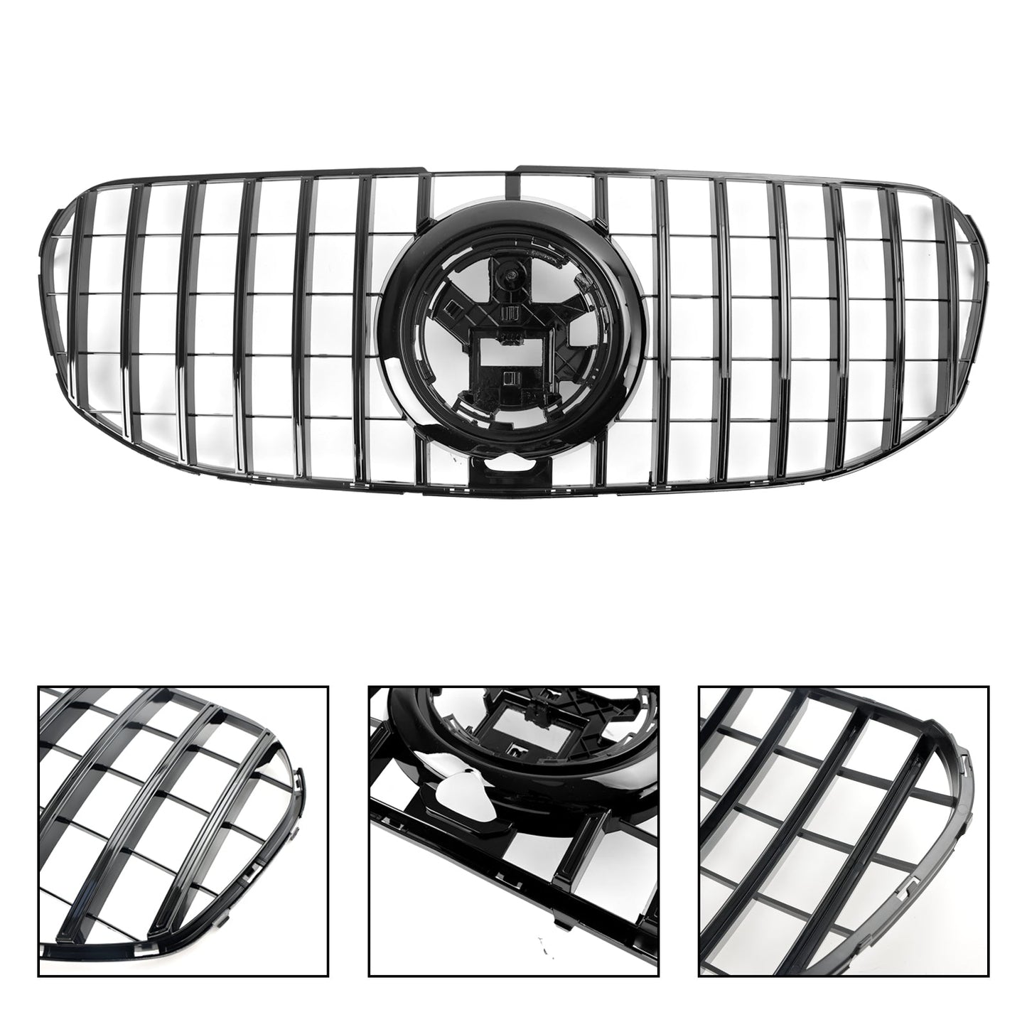 2020-2023 Benz GLS-Class X167 GLS450/580 GT Front Bumper Mercedes Grille Black GT Style Grill