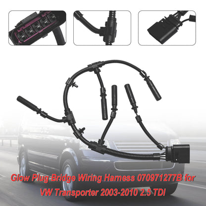 2003-2010 VW Transporter 2.5 TDI Glow Plug Bridge Wiring Harness 070971277B