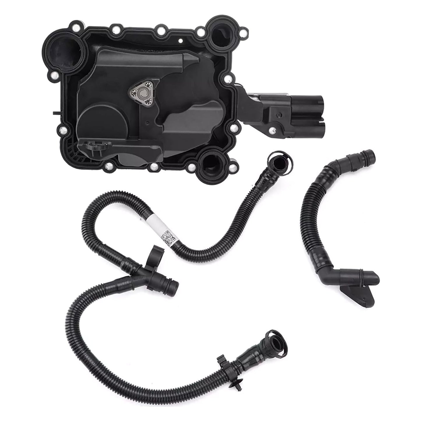 2010-2012 Audi A7 Sportback (4GA, 4GF) 3.0 Oil Separator PCV Valve Vent Trim & Hose Tube 06E103547AH