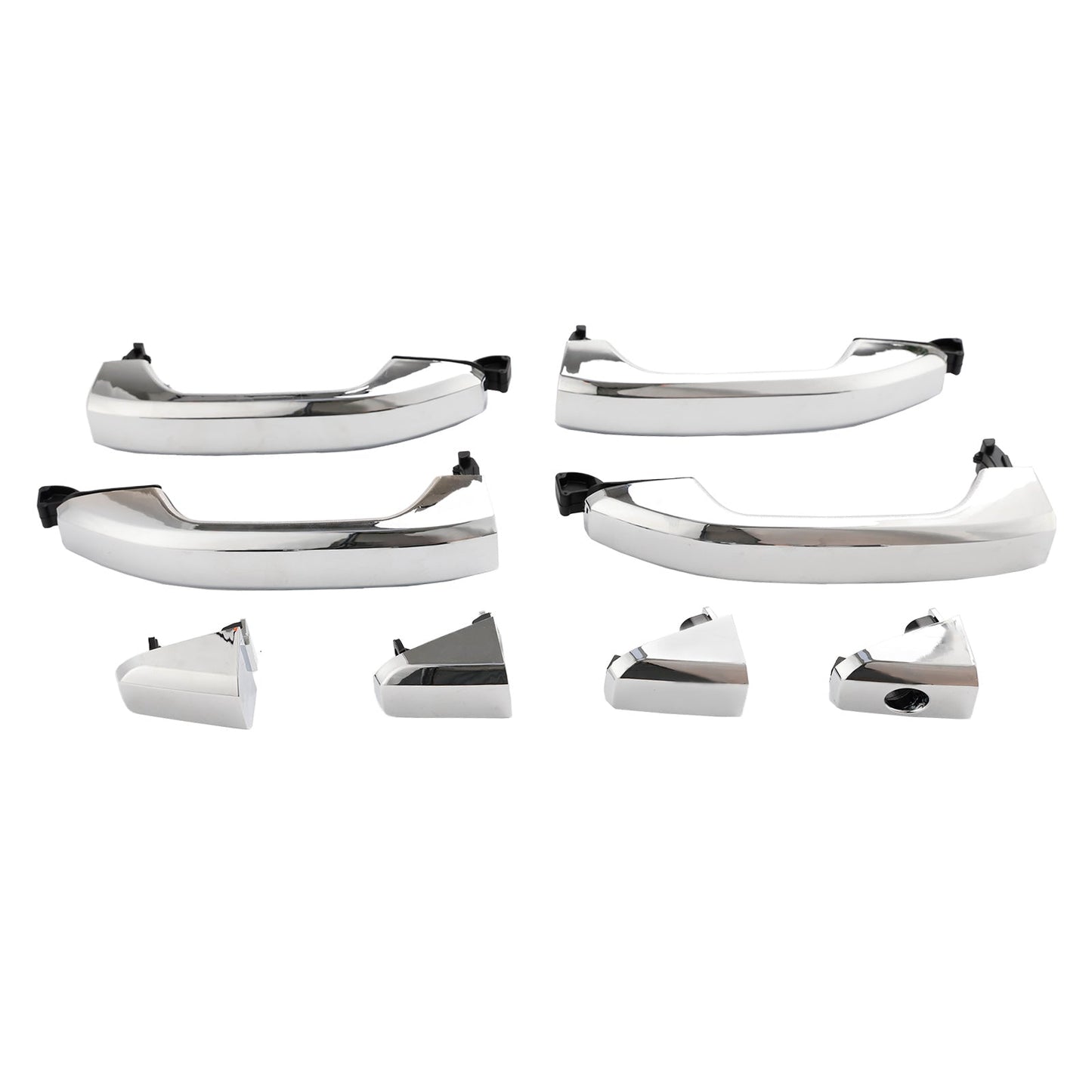 2015-2018 GMC Yukon (submodel: Denali, SLE, SLT) 4pcs Exterior Door Handle Chrome 14575050