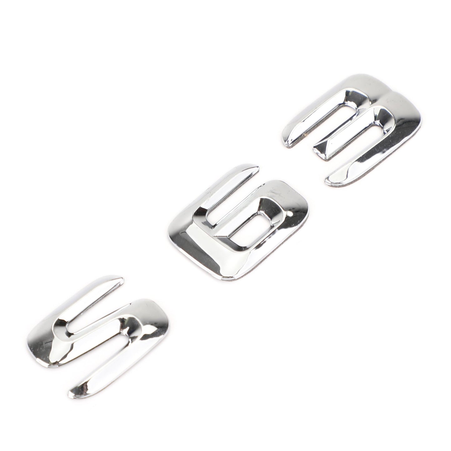 Rear Trunk Emblem Badge Nameplate Decal Letters Numbers Fit Mercedes S63 Chrome