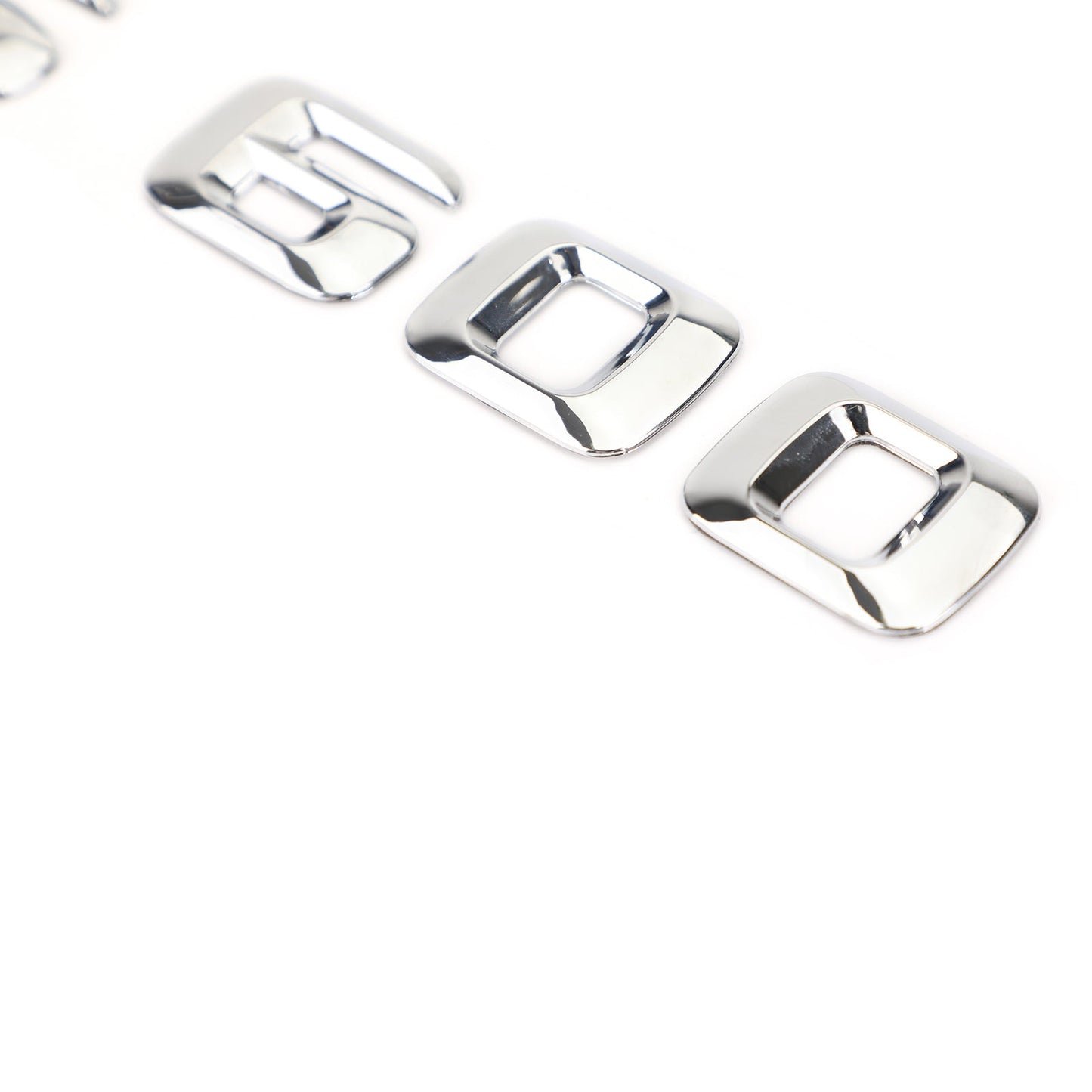 Rear Trunk Emblem Badge Nameplate Decal Letters Numbers Fit Mercedes S600 Chrome
