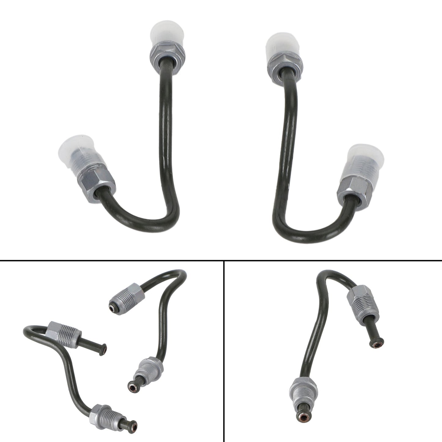 10.2006-12.2010 SEAT Altea XL 2x Rear Brake Line Pipe Brake Caliper 1K0611763E 1K0611763F