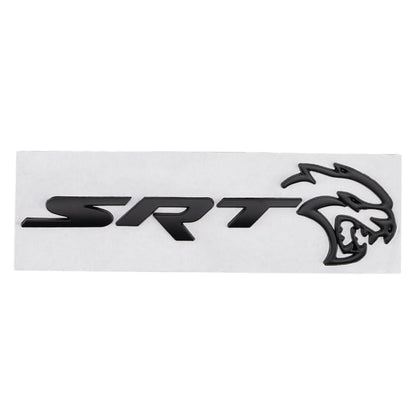 Challenger Trunk Lid Badge Rear Tailgate SRT Hellcat Decal Emblem Black