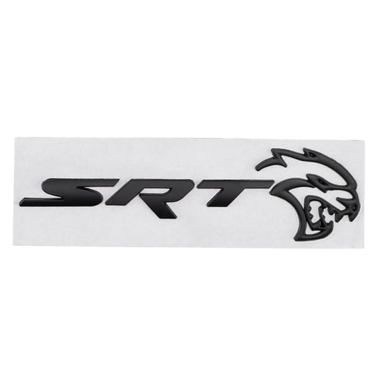 Challenger Trunk Lid Badge Rear Tailgate SRT Hellcat Decal Emblem Black