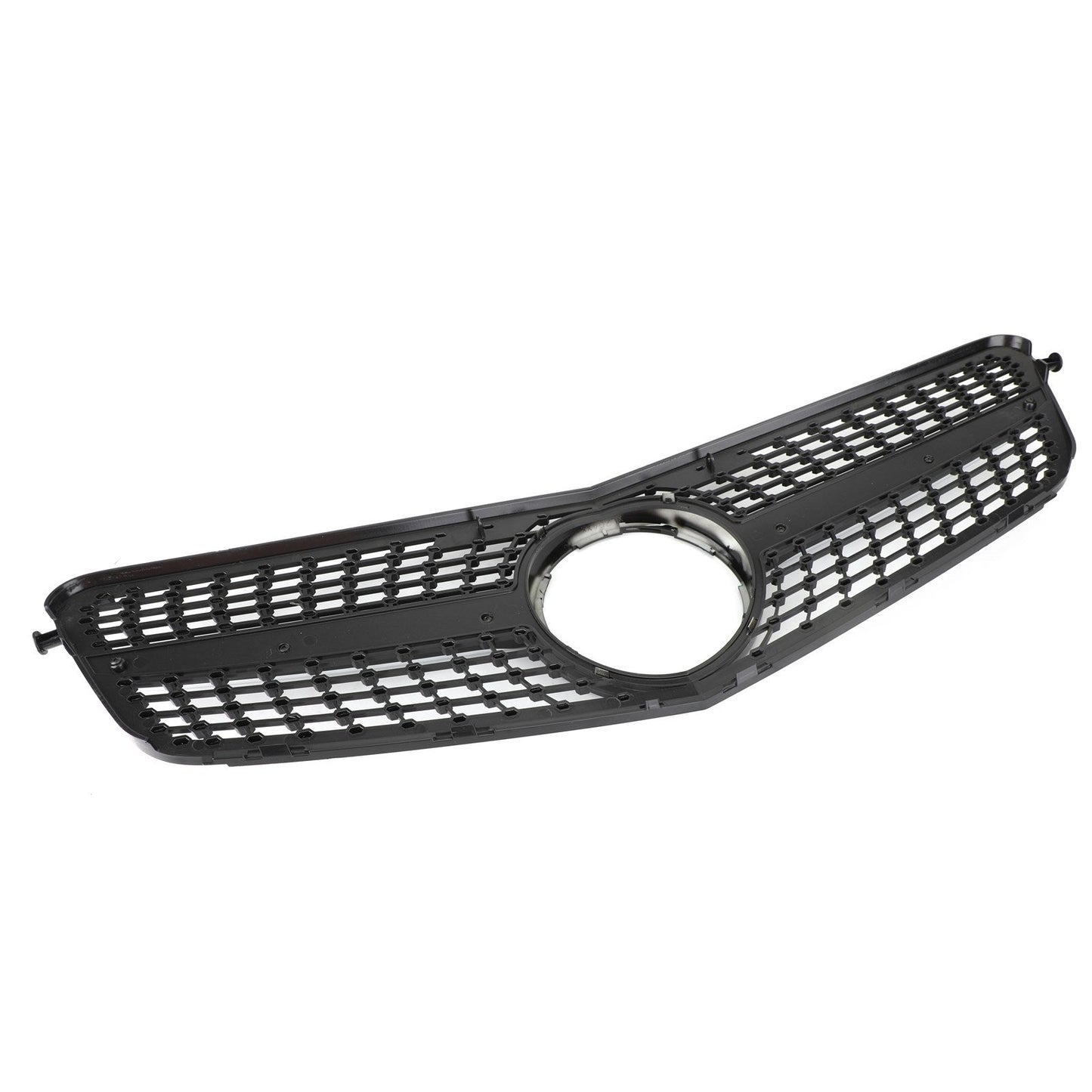 2008-2014 W204 Benz C-Class C200 C230 C250 C300 C350 Diamond Black Chrome Front Grille Grill