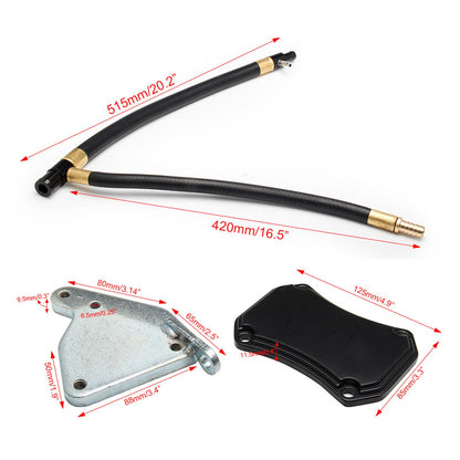 2011-2015 GMC SIERRA 6.6L Duramax Diesel EGR Valve Cooler Delete Kit