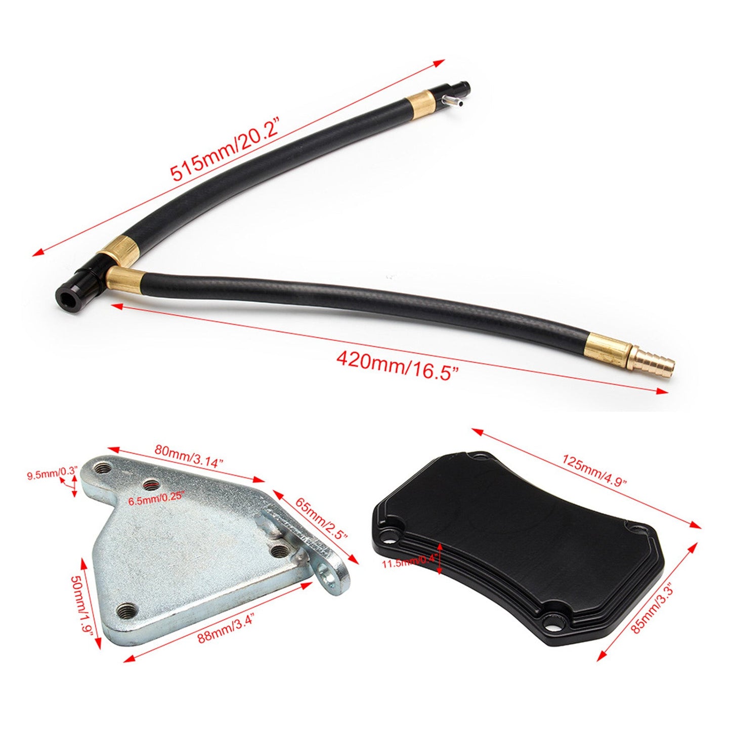 2011-2015 Chevy SILVERADO 6.6L Duramax Diesel EGR Valve Cooler Delete Kit