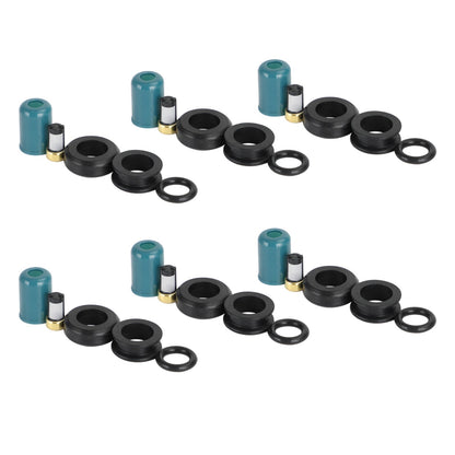 1988-1995 Toyota 4Runner/Pickup 3.0L 3VZE 6PCS Fuel Injectors Repair Seal Rebuild Kit