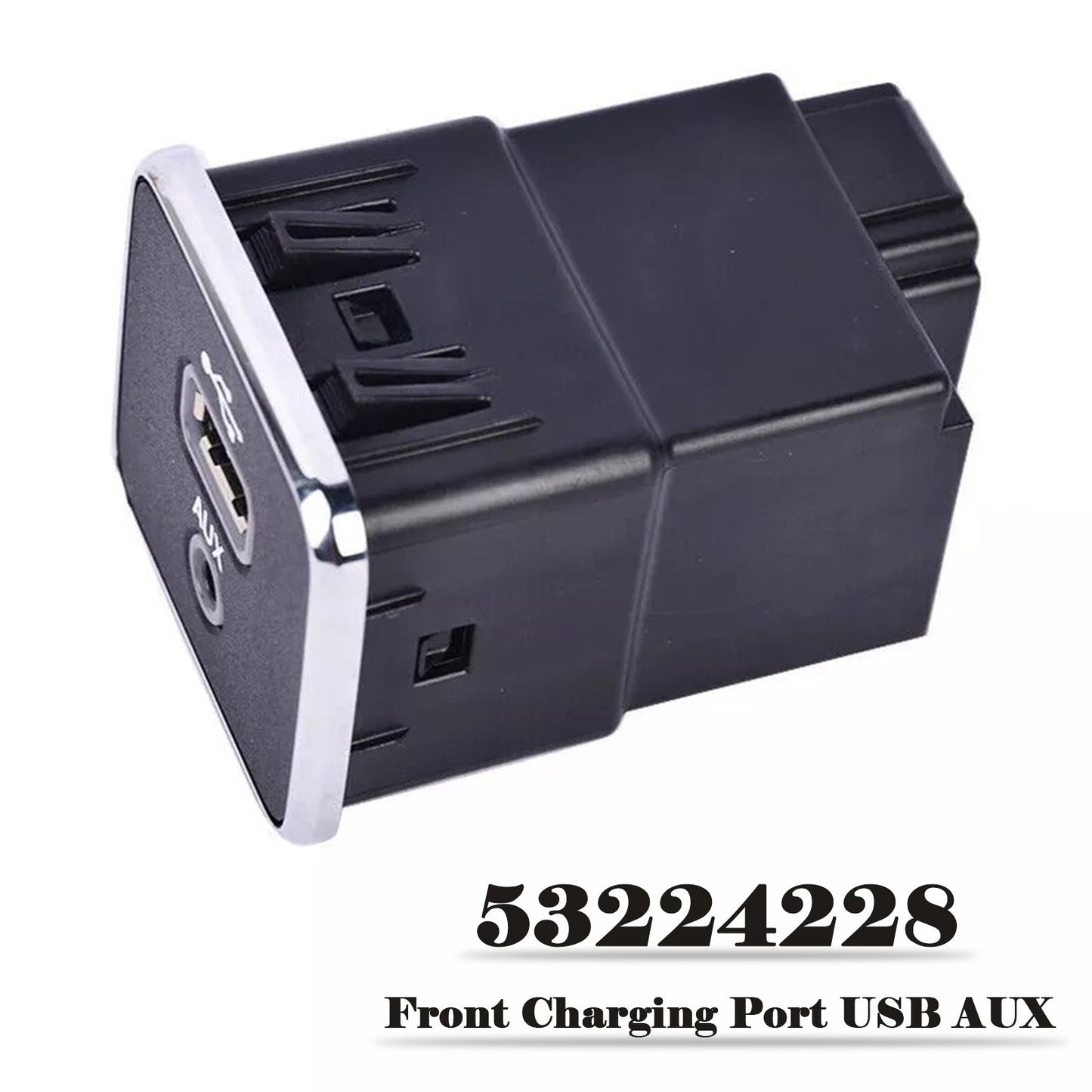 2017-2021 Jeep Compass Cherokee Front Charging Port USB AUX Acc 53224228 5XG28DX9AC