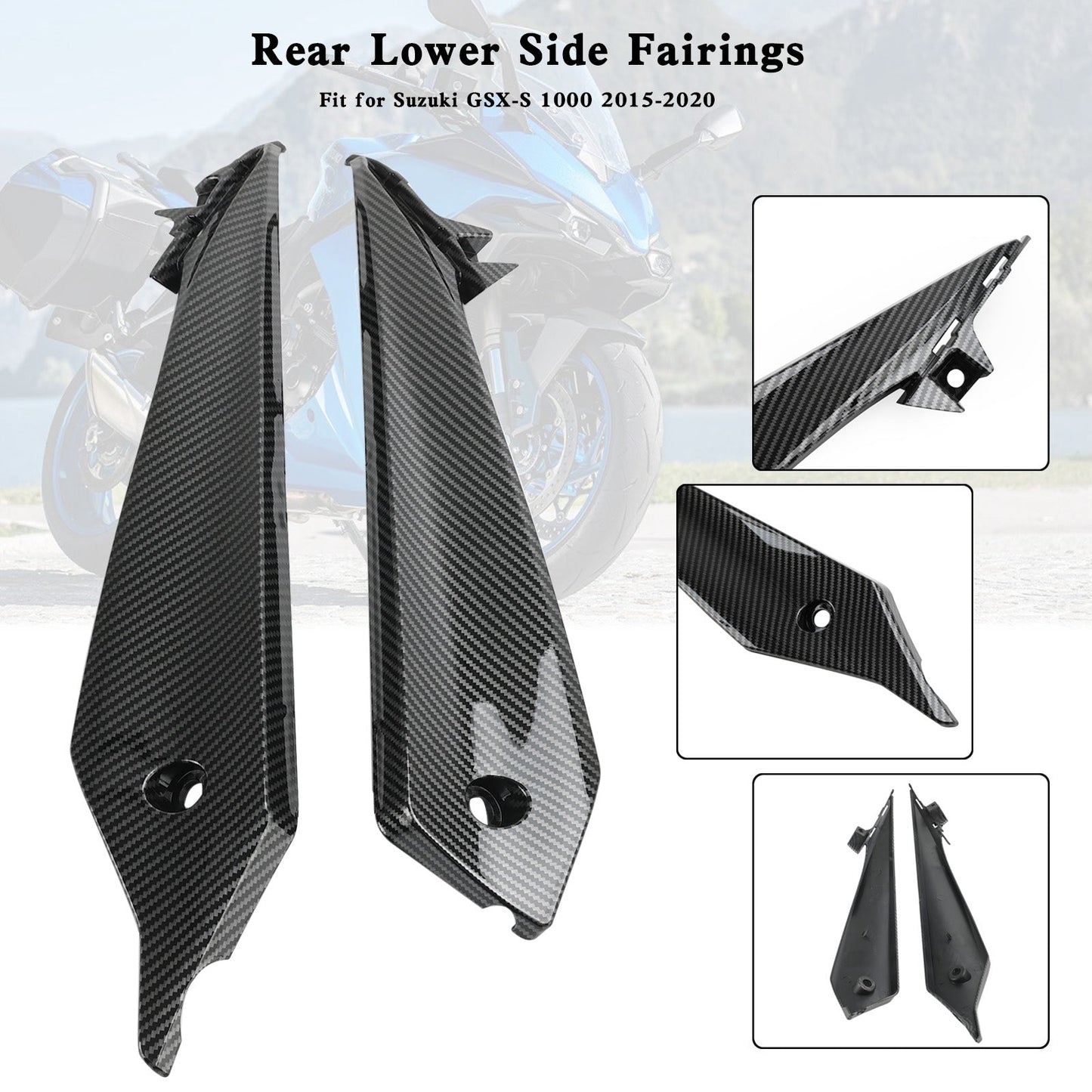 Rear Lower Side Fairings For Suzuki GSX-S 1000 2015-2020