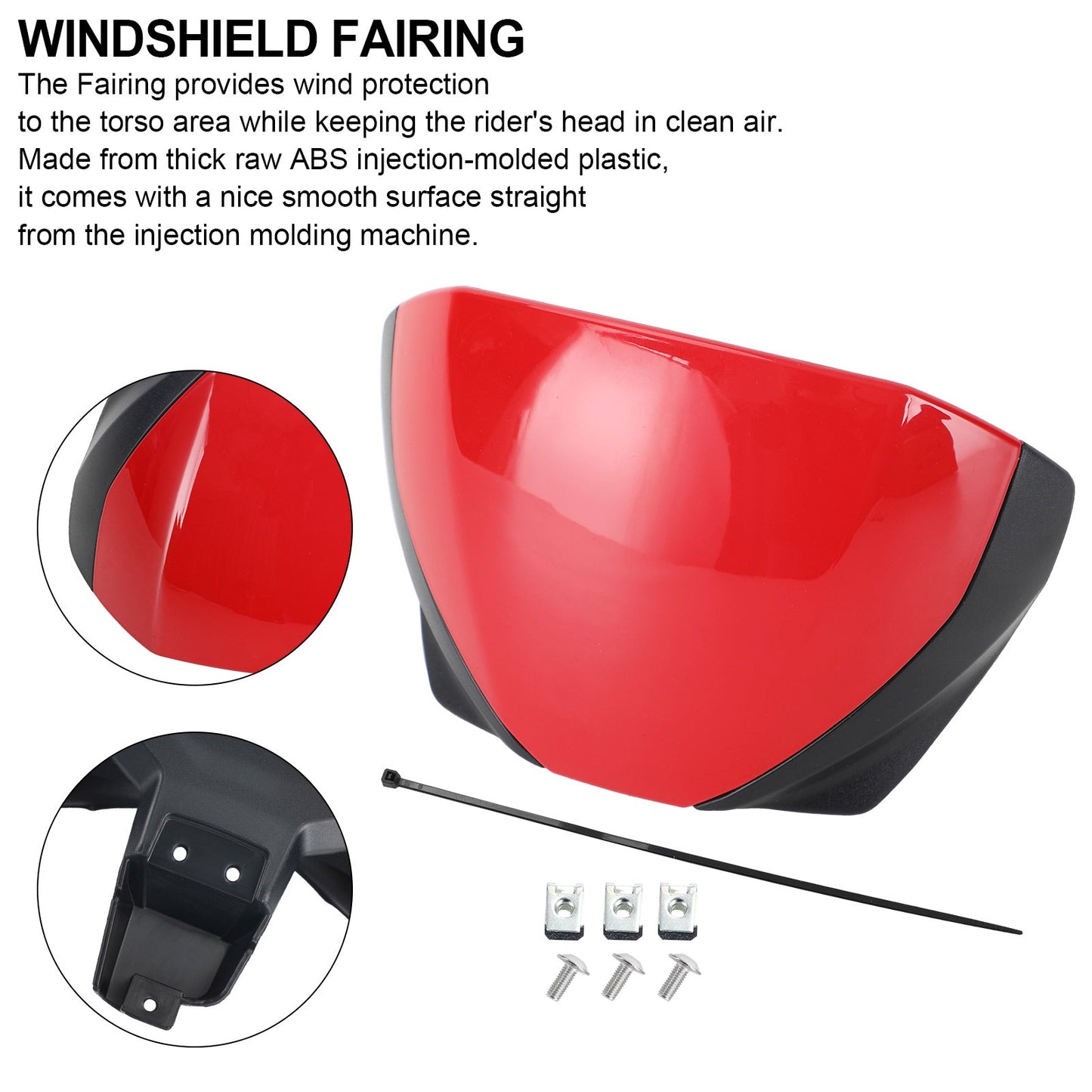 Front Screen Windshield Fairing Windscreen Deflector For Trident 660 2021+