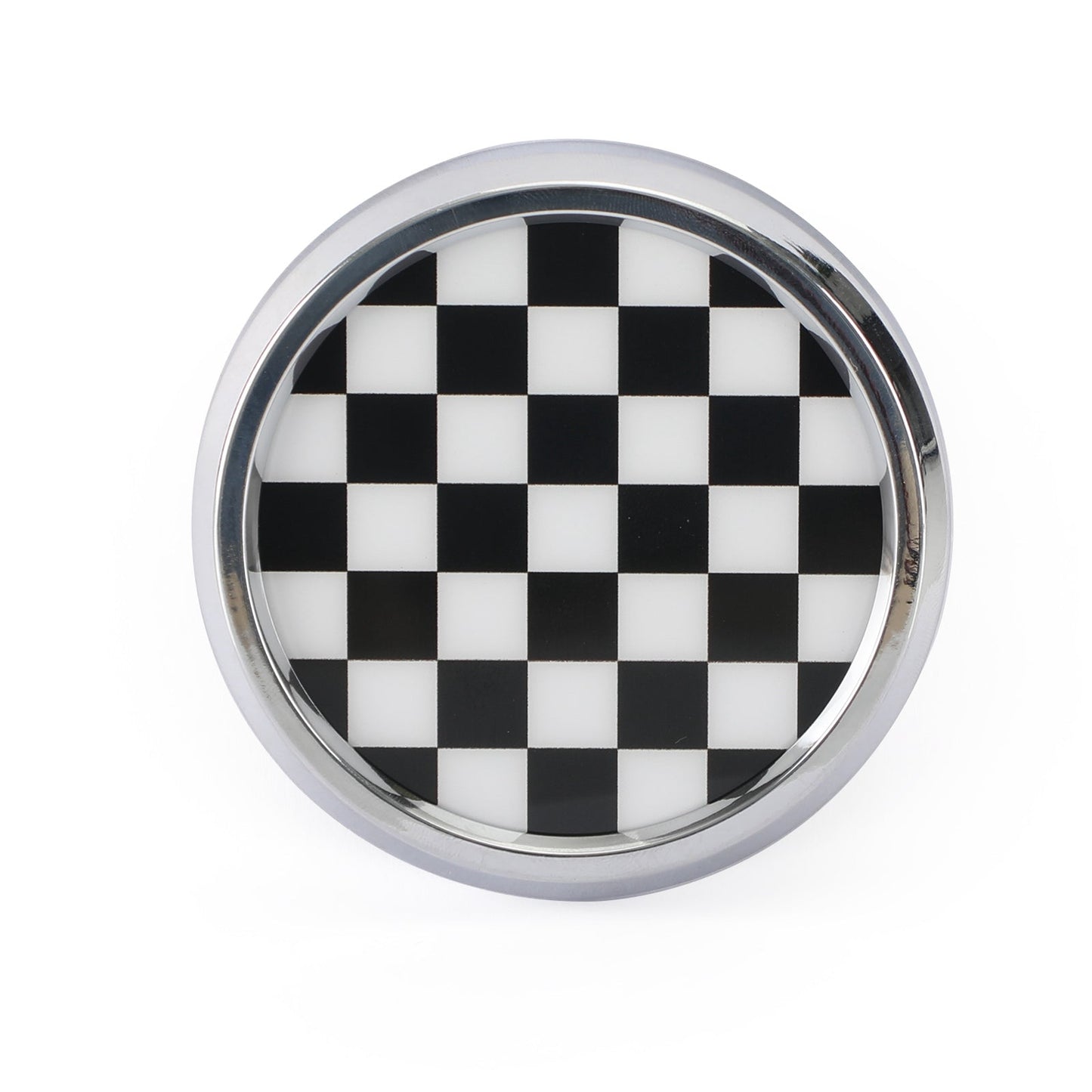 BMW MINI Cooper Checkerboard Black & White Grille Front Grill Emblem Badge