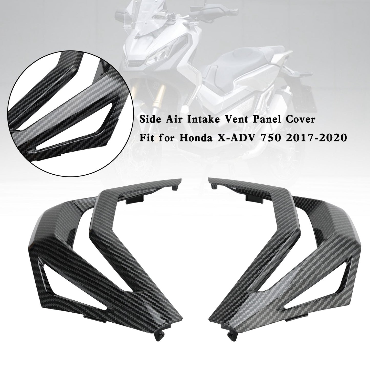 Side Air Intake Vent Panel Cover Fairing Cowl for Honda X-ADV 750 XADV 2017-2020