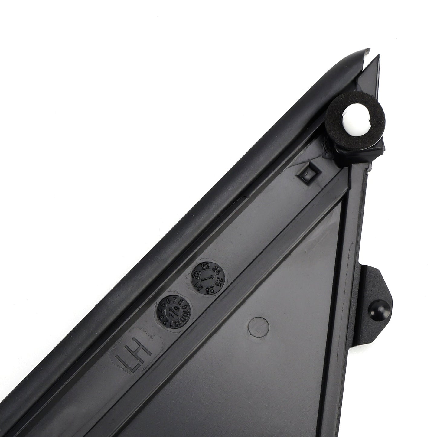2012-2019 Fiat 500 2X Left+Right Side View Door Mirror Flag Cover Molding Trim 1SD00KX7AA