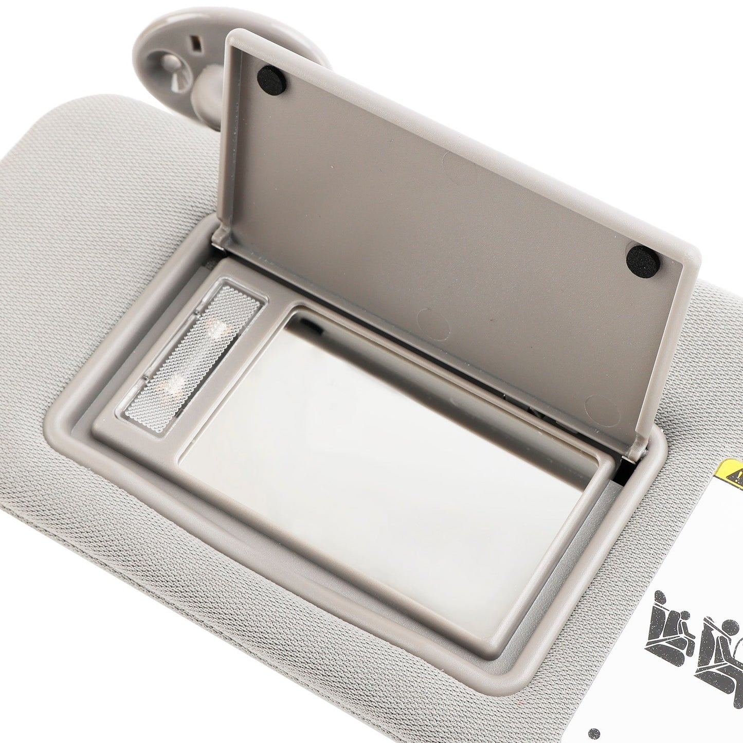 2014-2019 Highlander Toyota 74320-0E074-B0 Left Sun Visor W/Vanity Light Gray