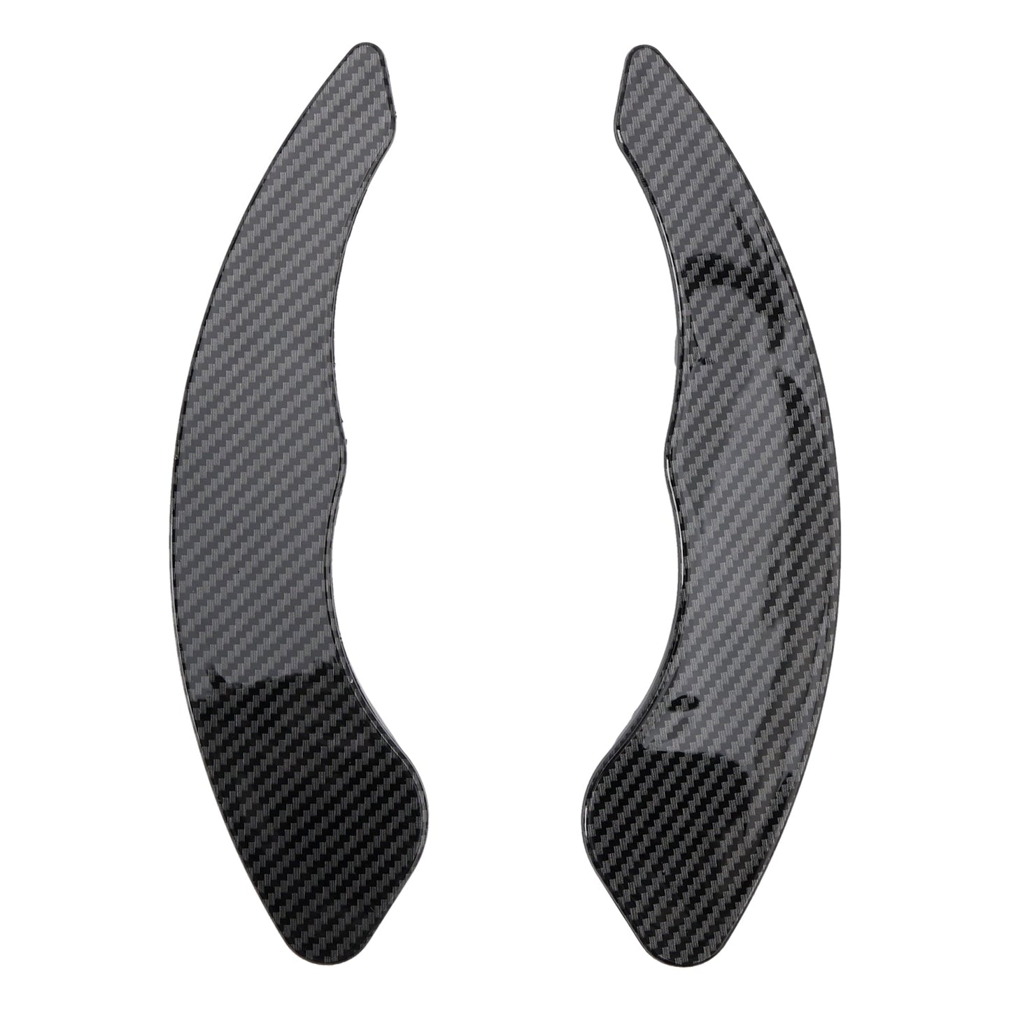 2015-2020 Volkswagen Polo Golf 7 Carbon Look Steering Wheel Paddle Shifter Extension Covers