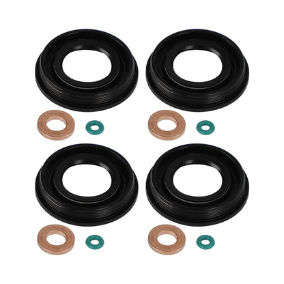 4PCS 1372494 71794621 Injector Seals Fit Ford Transit MK3 MK6 MK7 2.0 2.2 2.4 TDCI TDDI