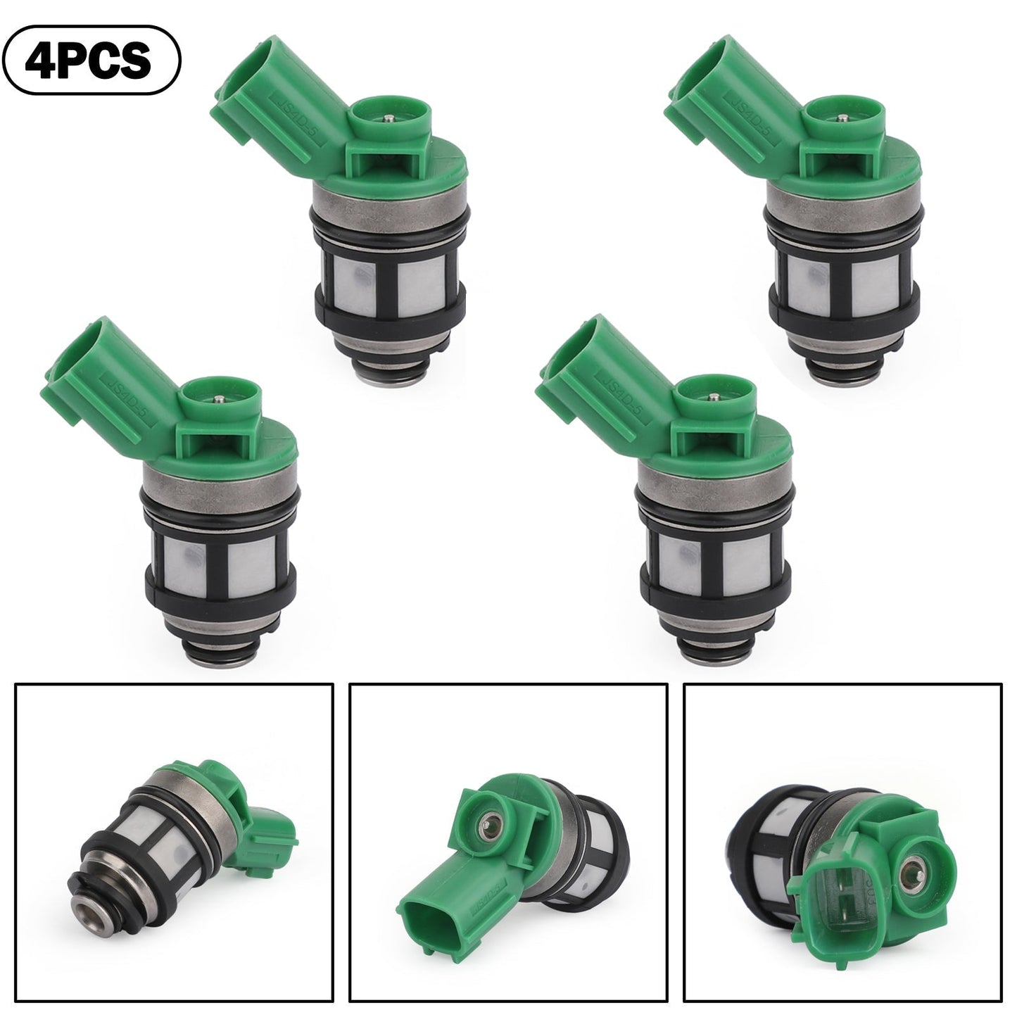 2000-2004 Nissan Xterra 2.4L 4PCS Fuel Injectors JS4D-2 166001S700 842-18125