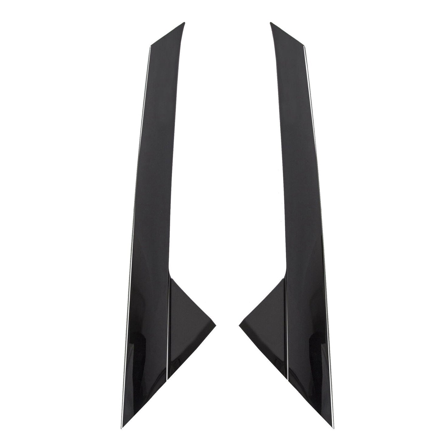 2011-19 Ford Explorer Left+Right Pair Side Windshield Outer Trim Molding BB5Z-7803144-AA