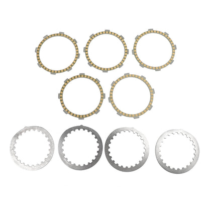 Clutch Kit Steel & Friction Plates fit for Yamaha XT125 RT100 RS100 TZR80 YBR125