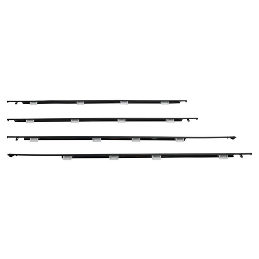 2001-2005 Honda Civic 4pcs Weatherstrip Window Seal 72410S5A003 72450S5A003