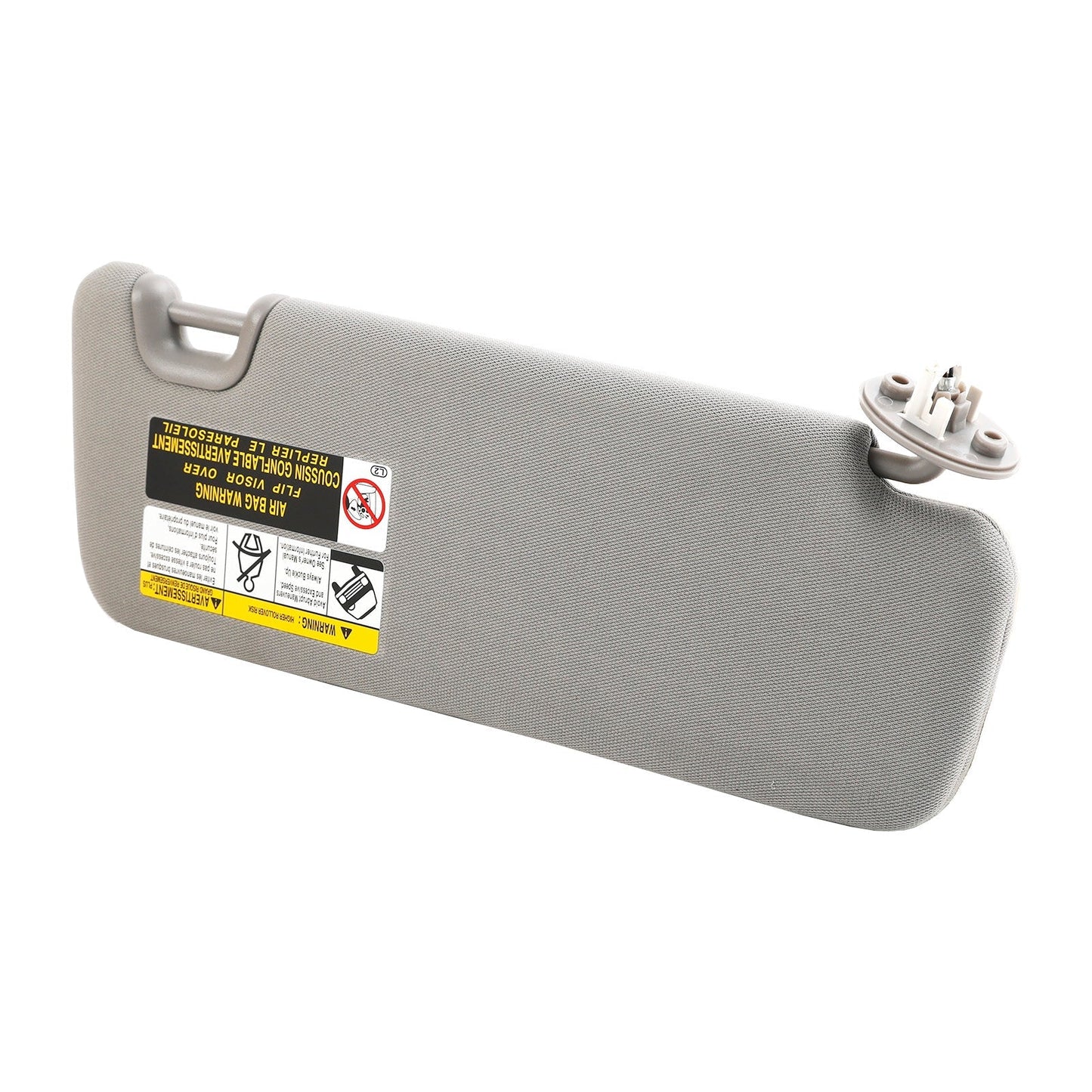 2014-2019 Highlander Toyota 74320-0E074-B0 Left Sun Visor W/Vanity Light Gray