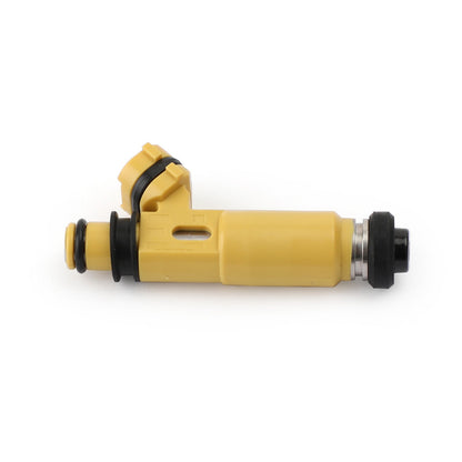 4PCS 40Cc 4-Hole Yellow Denso Fuel Injectors 195500-4450 Mazda (04-08 Rx-8)