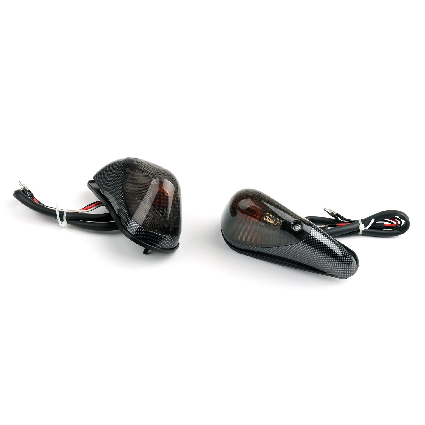 Kawasaki Front Turn Signals Fit For Kawasaki Ninja EX 250 1988-2007 Smoke Champoo