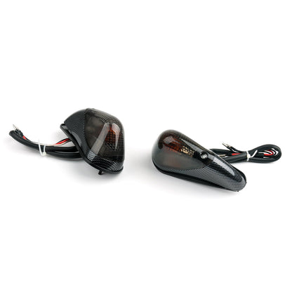 Kawasaki Front Turn Signals Fit For Kawasaki Ninja EX 250 1988-2007 Smoke Champoo