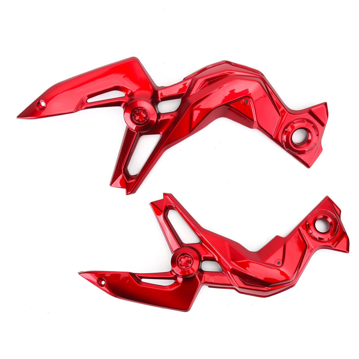 Motorcycle ABS Plastic Frame Guard Cover Trim for Kawasaki Z900 2020-2021