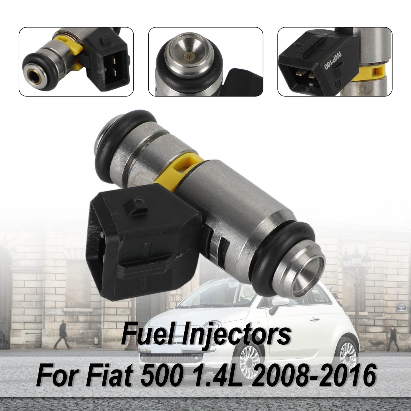 2012-2016 Fiat Punto 1.4L 71792994 Fuel Injectors IWP160 77363790