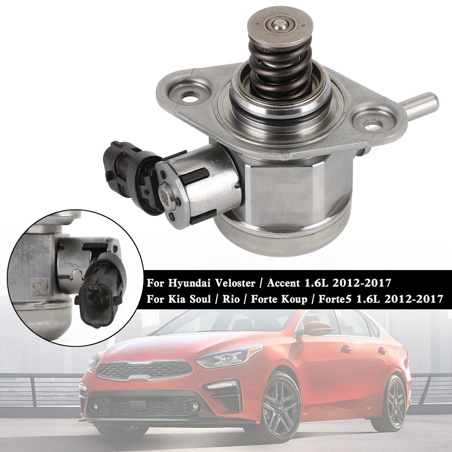 12-17 Kia Soul/Rio/Forte Koup/Forte5 1.6L Direct Injection High Pressure Fuel Pump HYD35320 35320-2B130 35320-2B220